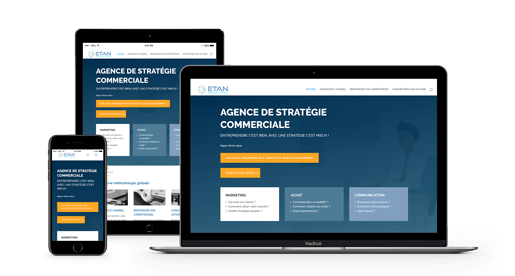 charte graphique séte création de site internet responsive Séte 34200